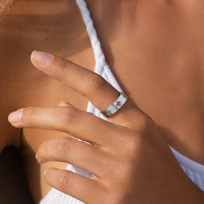 Fleur Birthstone Ring