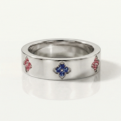 Fleur Birthstone Ring